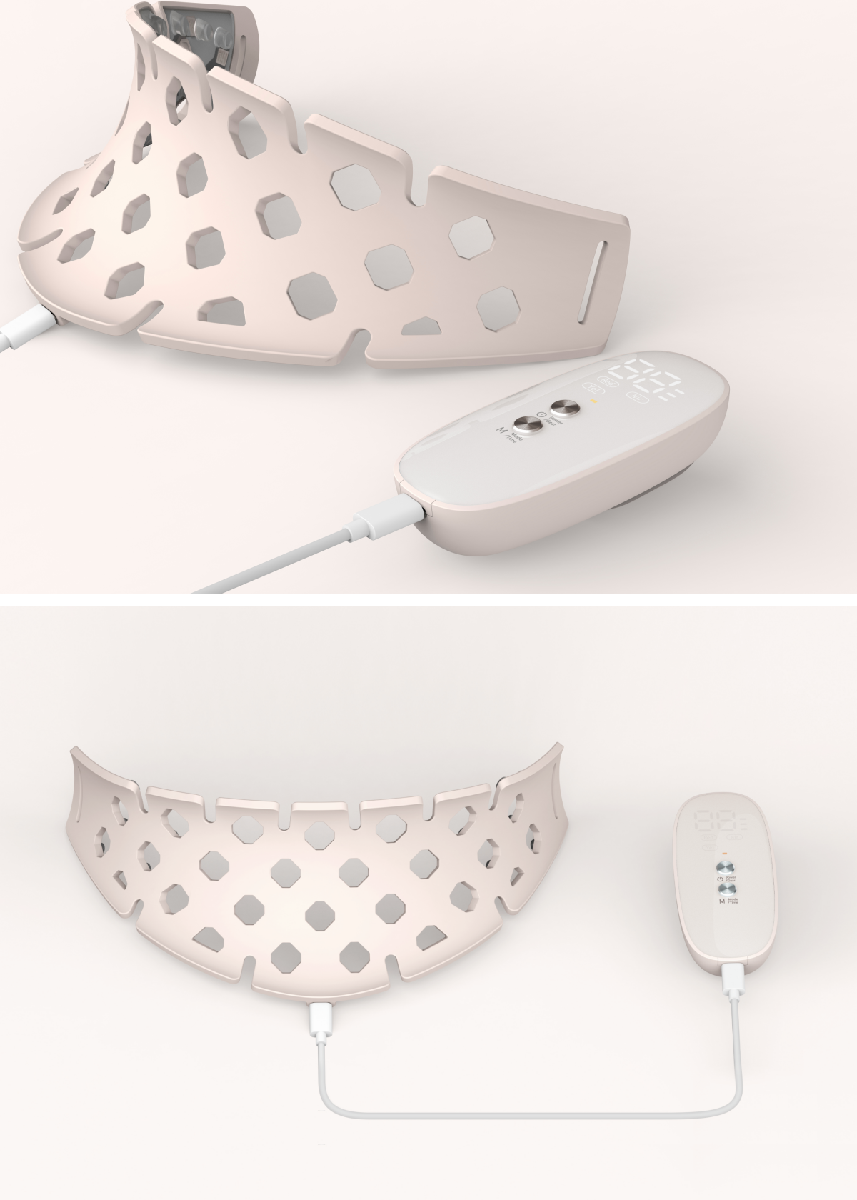 3- LED NECK MASK 3-LED-Nackenmaske