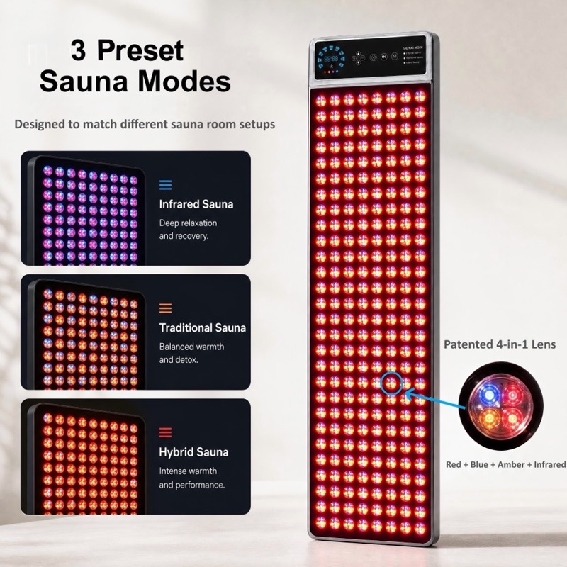 Sauna Red Light Panel -advantage 3 Sauna Red Light Panel -advantage 3
