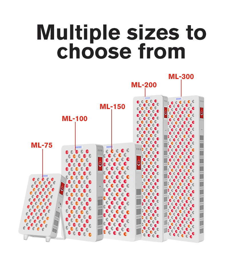 12-ML 100 Red Light Therapy Panel details