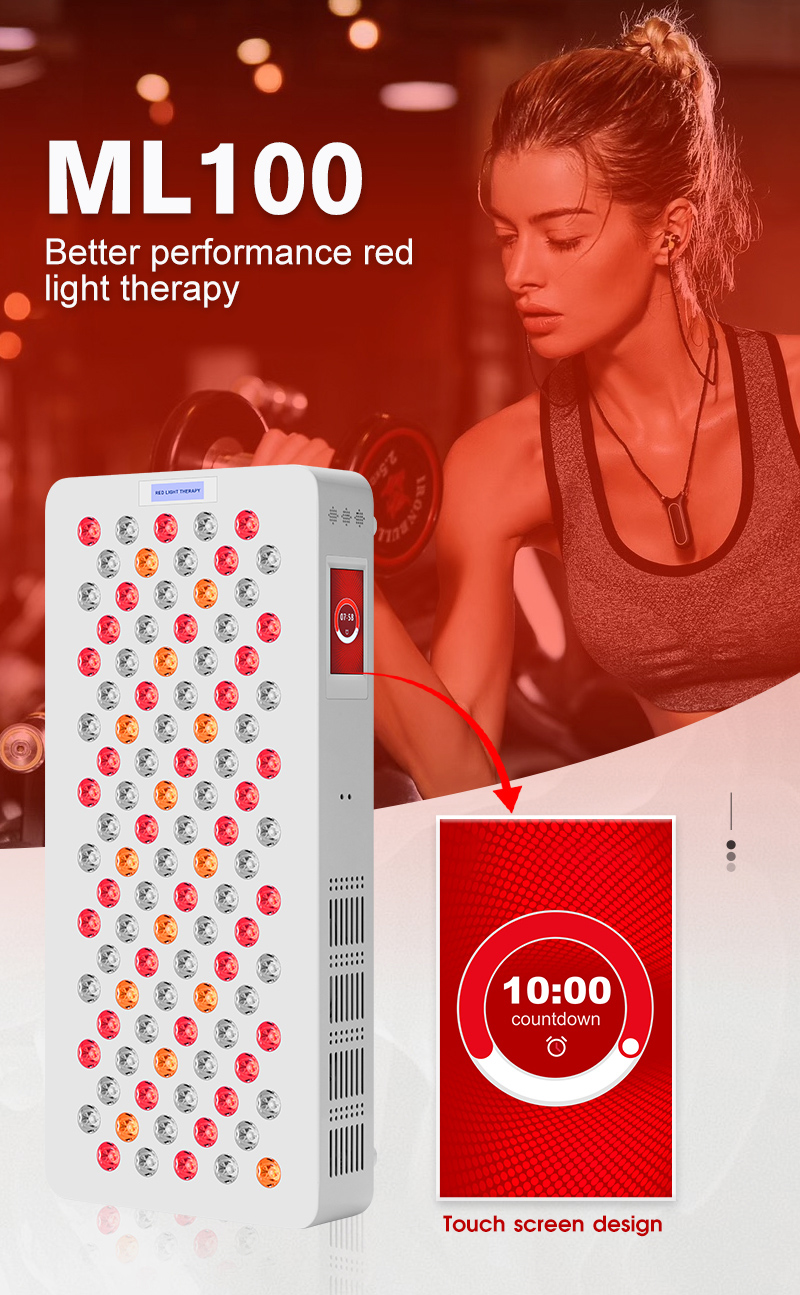 2-ML 100 Red Light Therapy Panel details