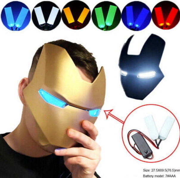 how to diy led light up eye lenses mask helmets_3_1