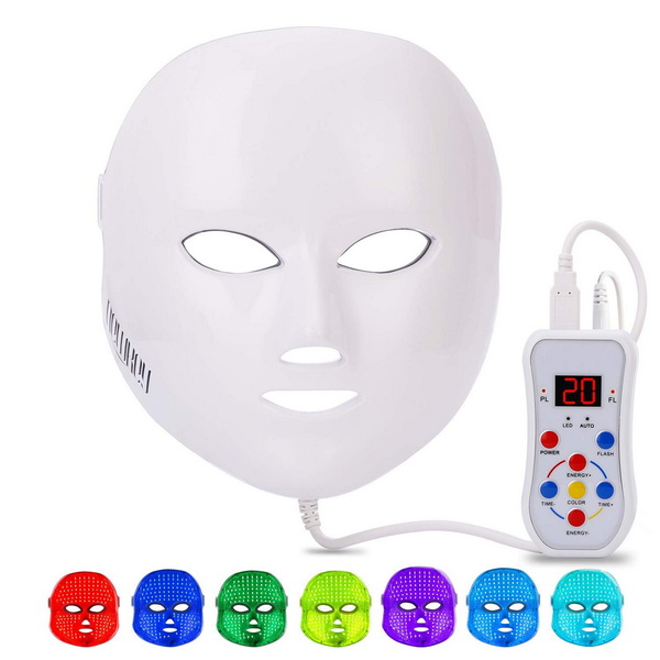 where is the cyan setting for newkey led face mask_1