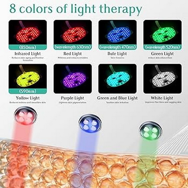 what do the different colours on led face mask do_3
