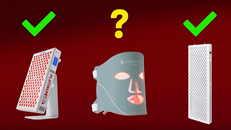 What's the Difference Between Red Light Therapy Panels and Masks