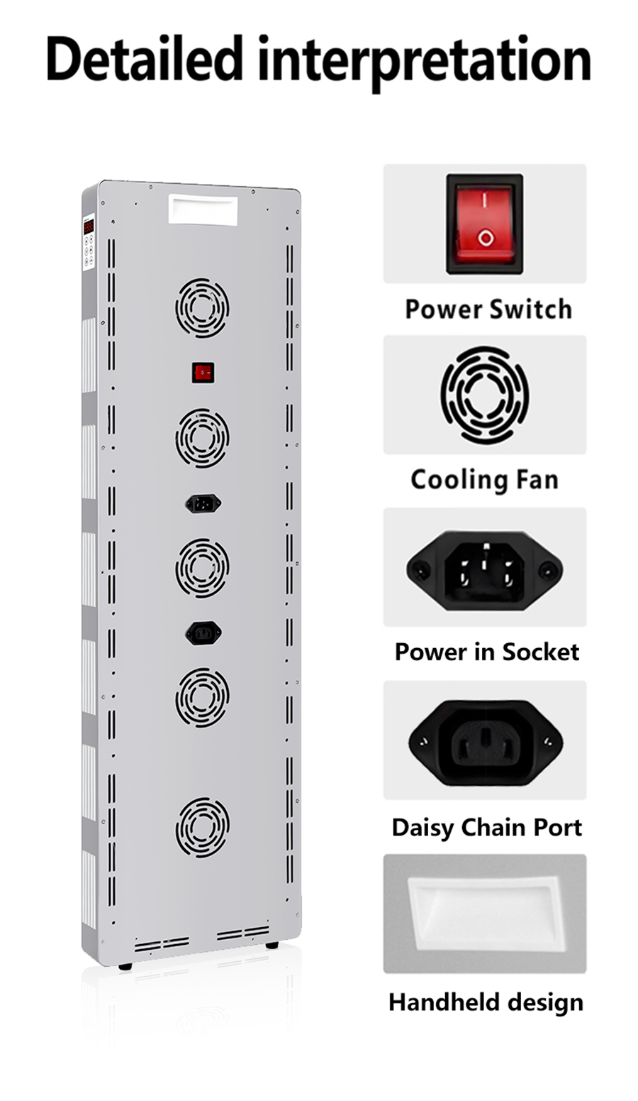 Red light therapy panel details-11