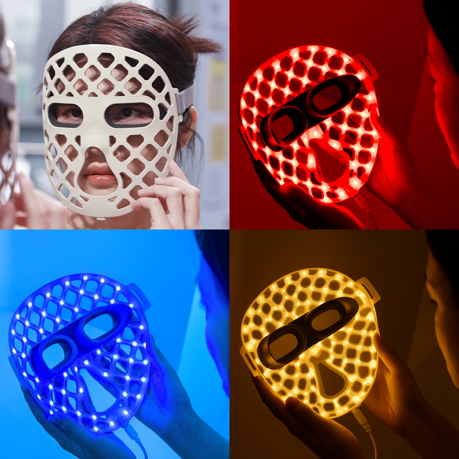 Featherlight Ultra Comfortable Silicone LED Mask