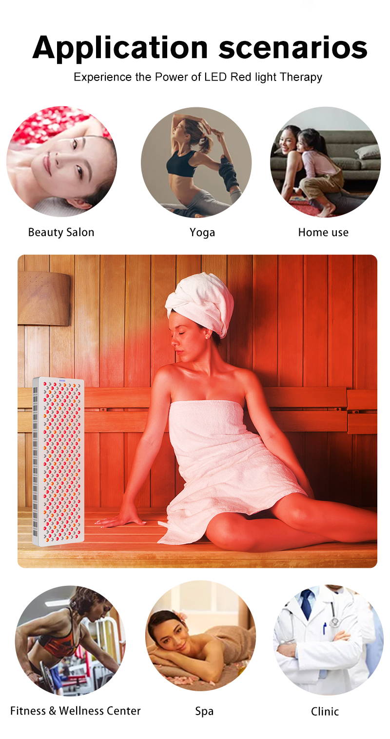 9-ML 1200 Red Light Therapy Panel details