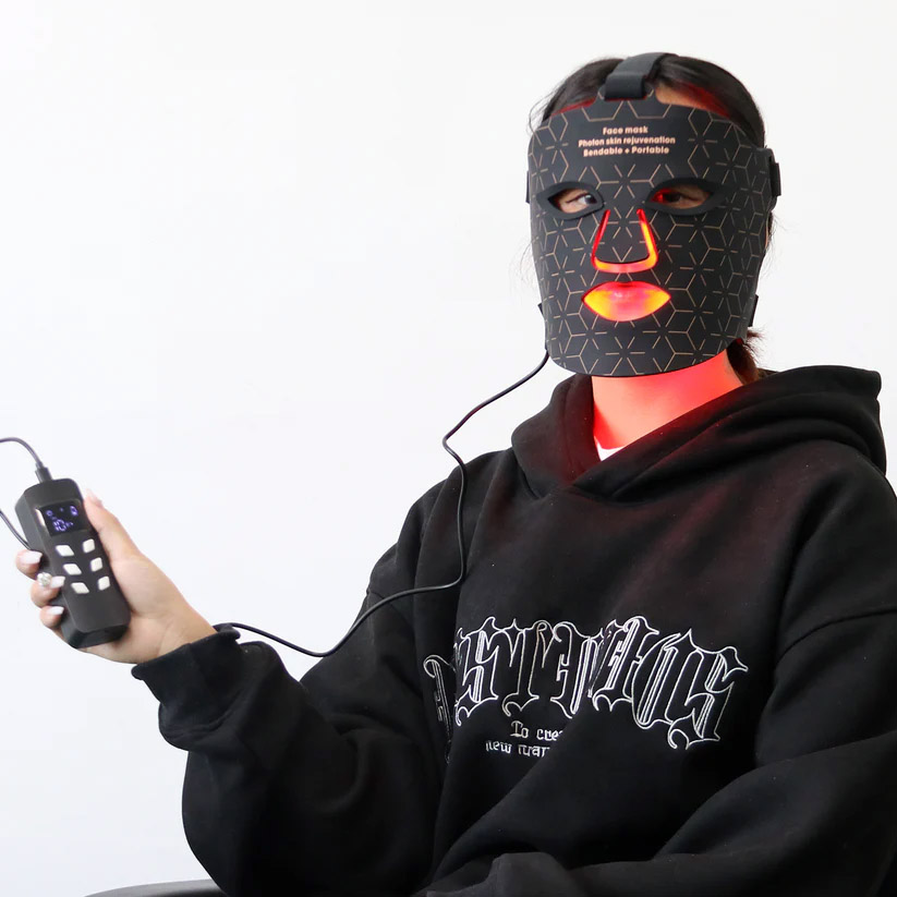 Red Light Therapy FDA Silicone Facial Mask