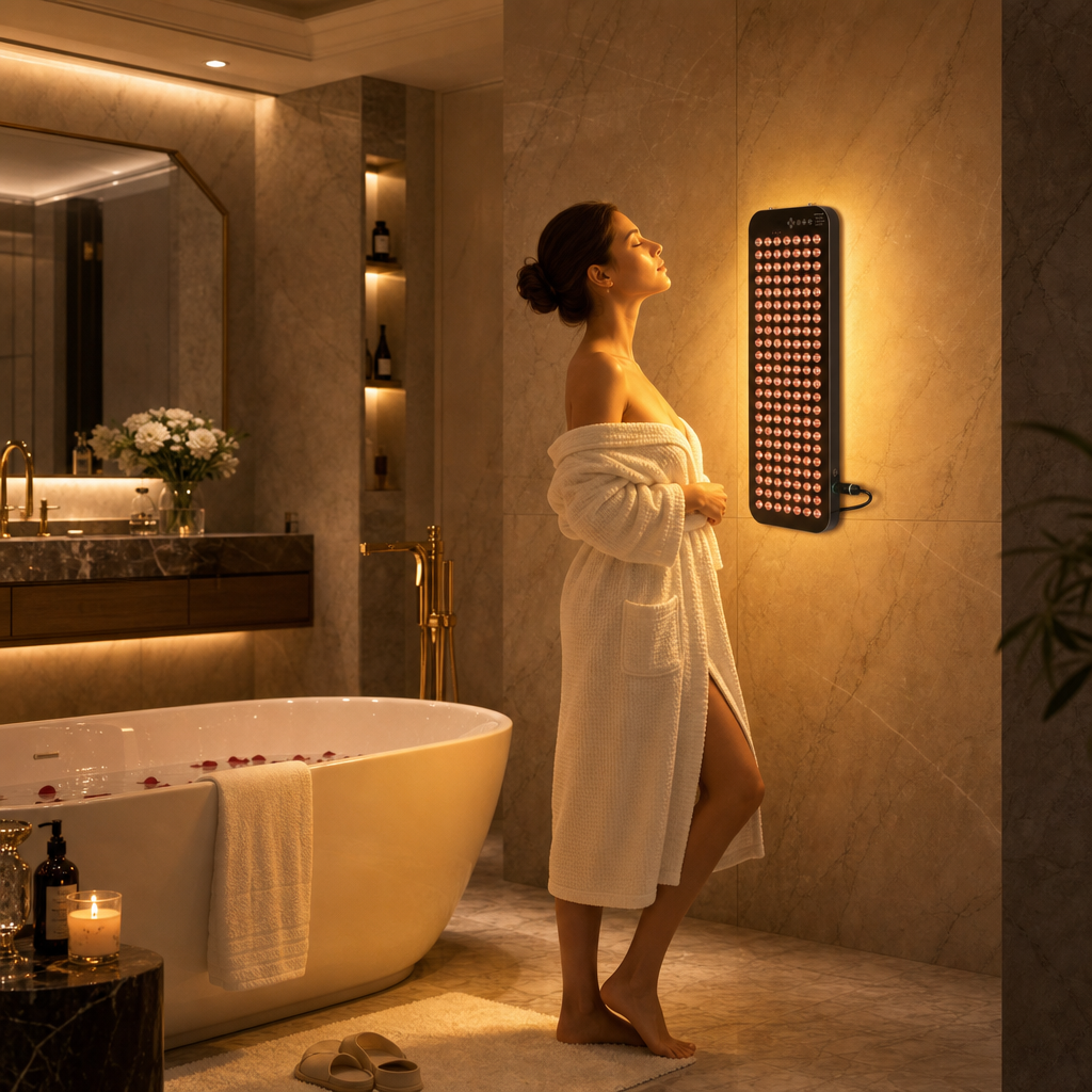 red light panel bath room
