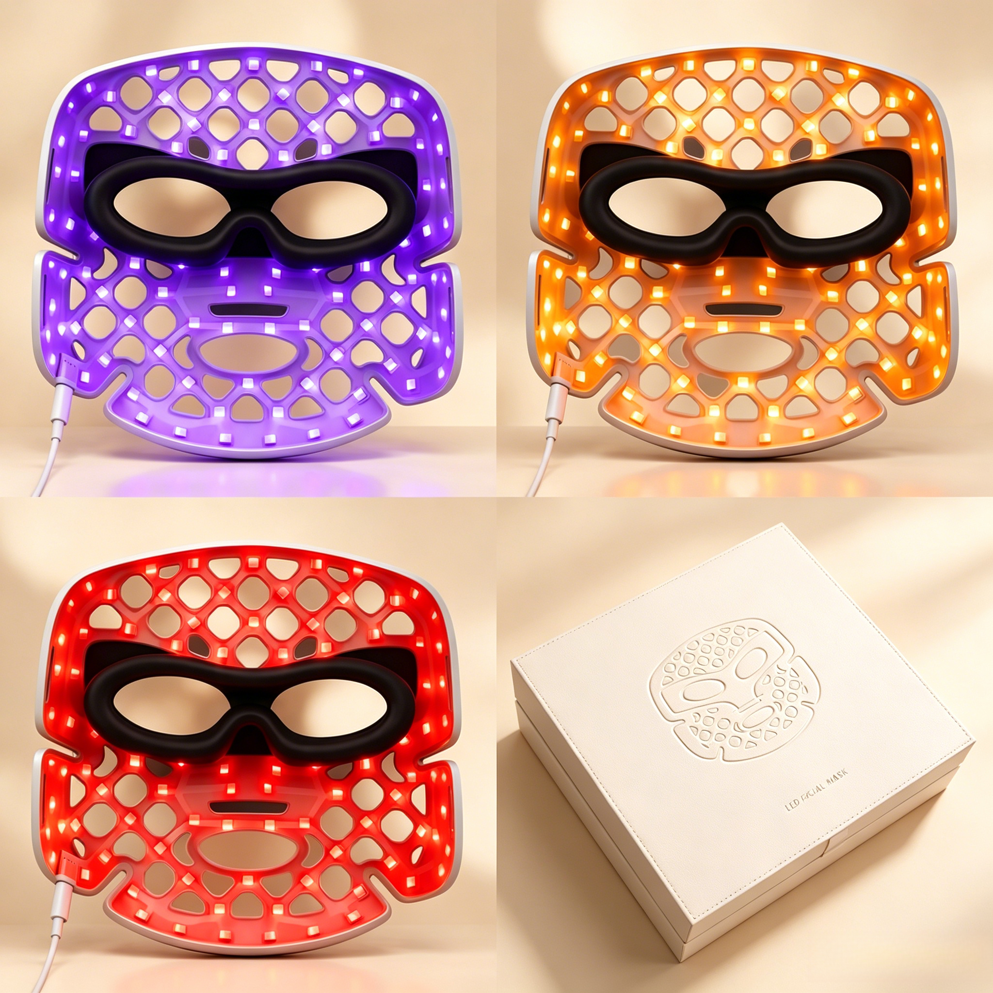 Premium Medical-Grade Liquid Silicone LED Face Mask
