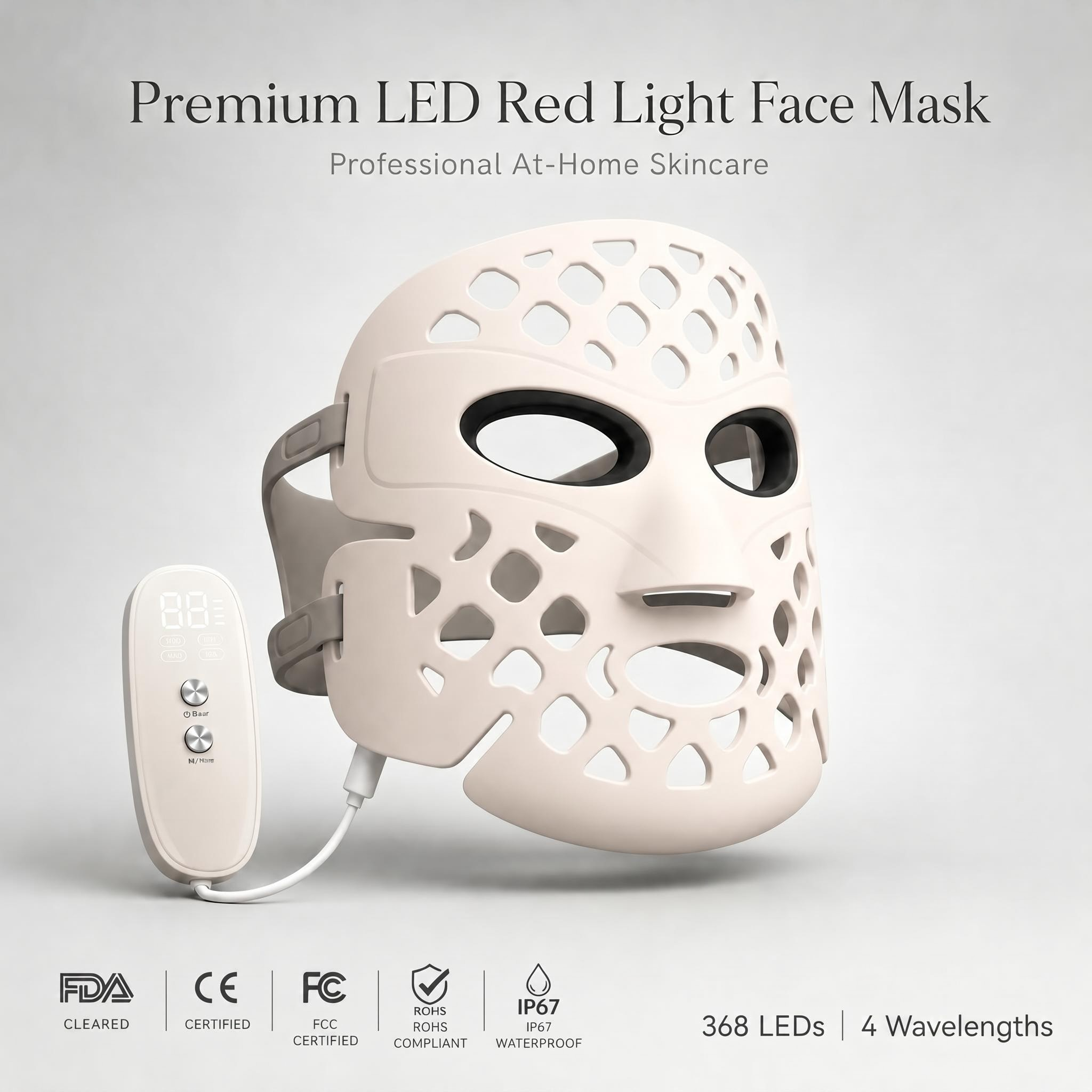 Premium Medical-Grade Liquid Silicone LED Face Mask