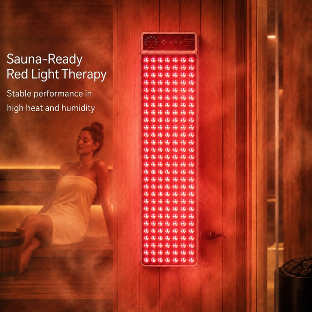 Sauna Room Red Light Therapy Panel with Waterproof & Heat-resistant Full Body Size