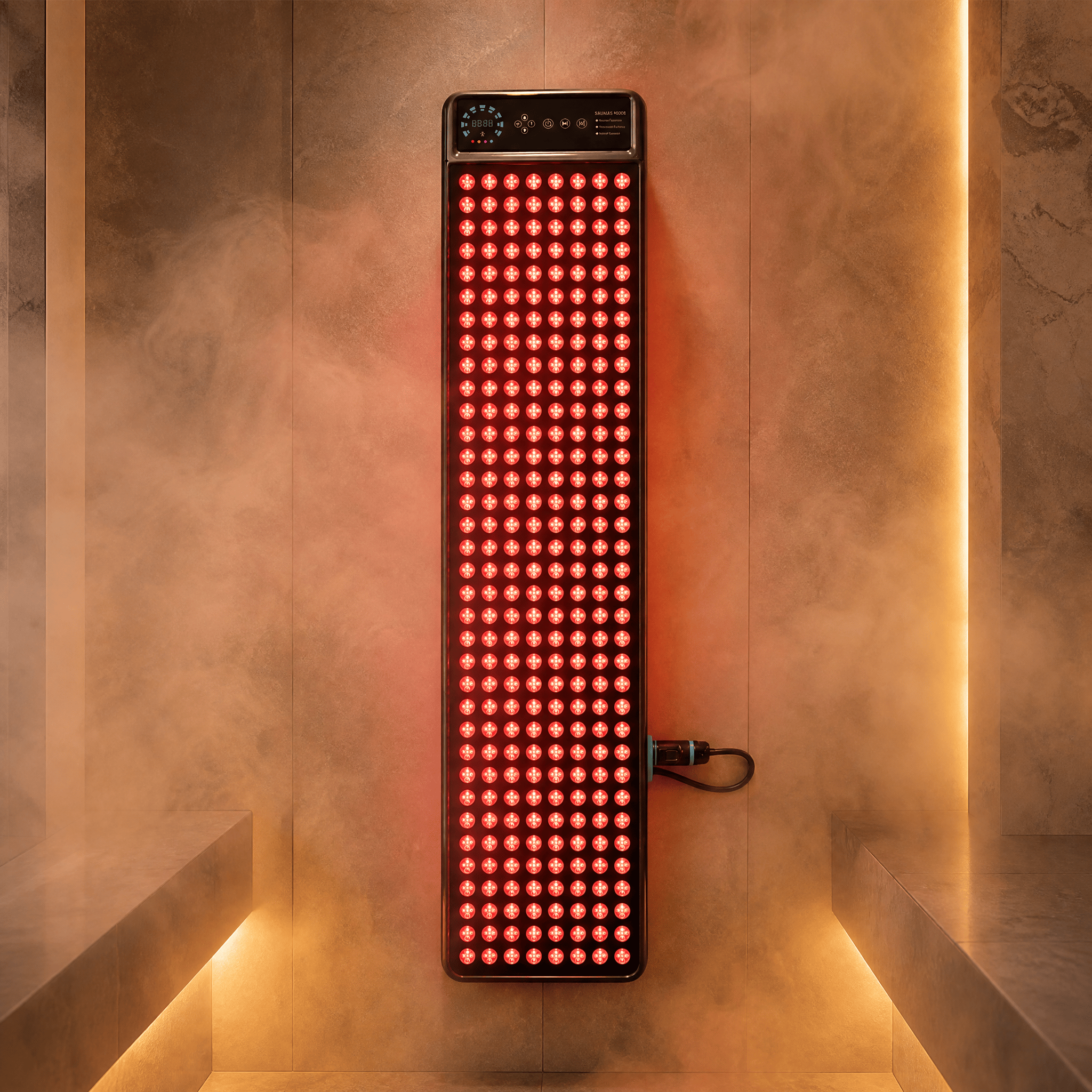 sauna red light panel full body.